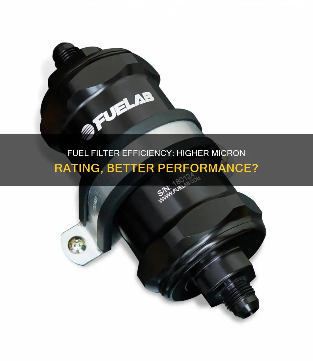 is higher micron better for fuel filter