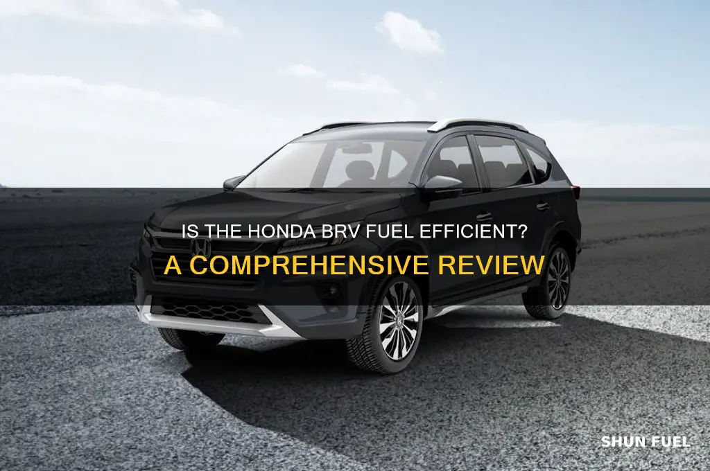 is honda brv fuel efficient