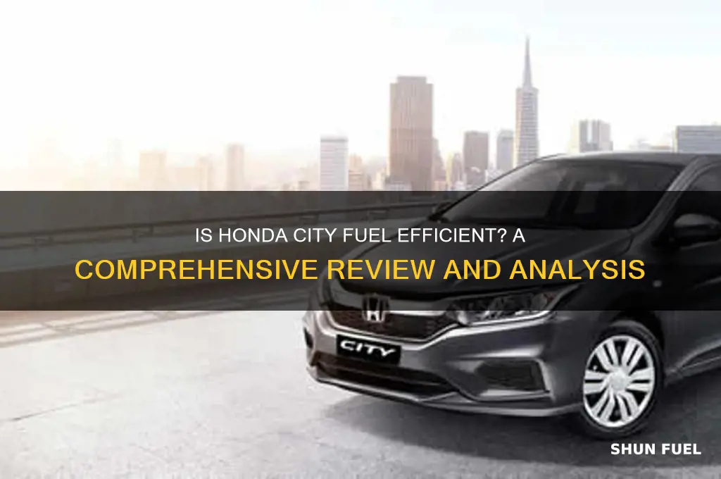 is honda city fuel efficient