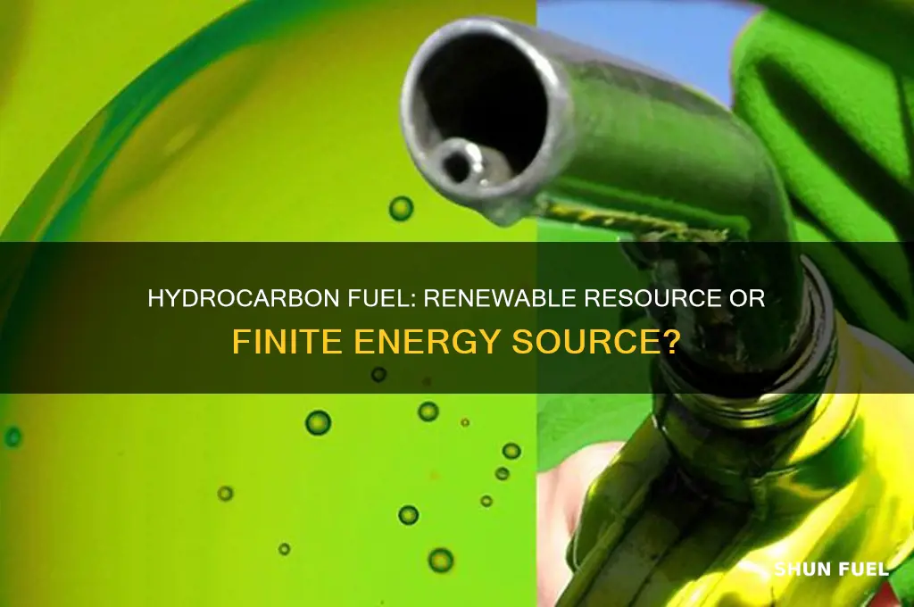 is hydrocarbon fuel renewable