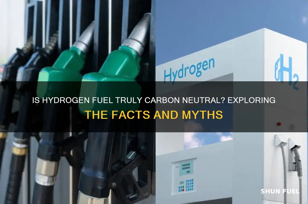 is hydrogen fuel carbon neutral