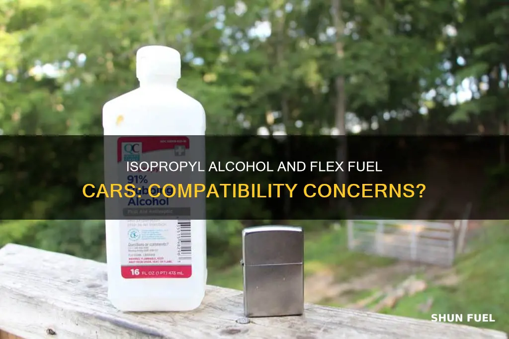 is isopropyl alcohol compatible with flex fuel cars