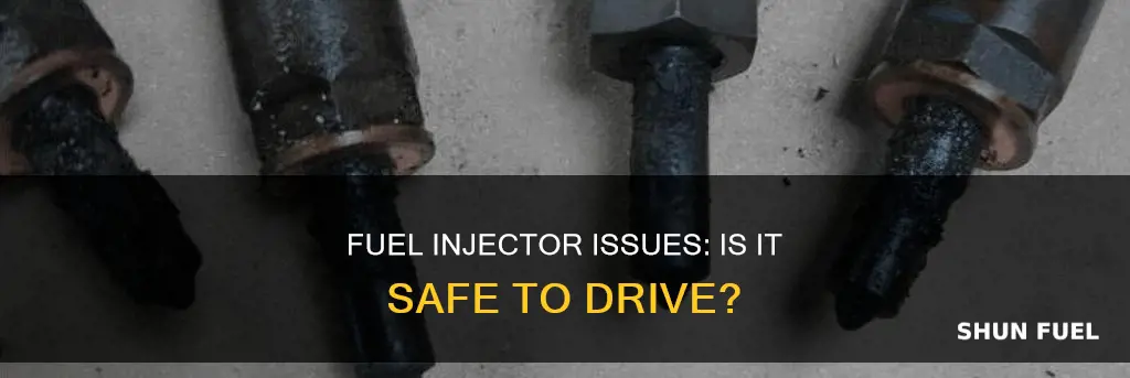 is it bad to drive with a bad fuel injector