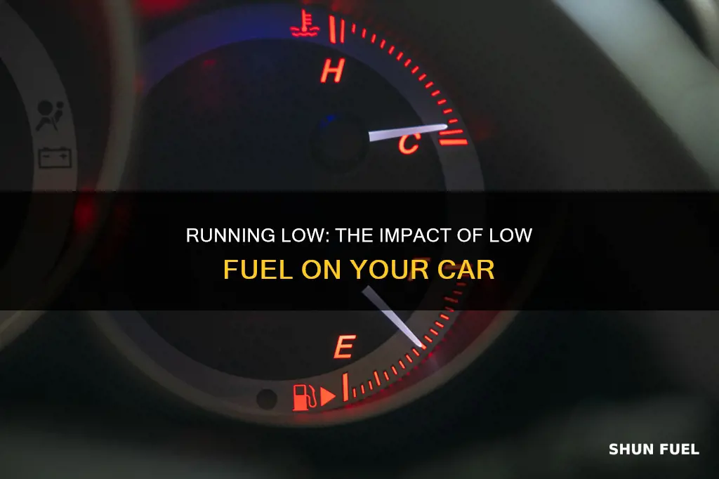 is it bad to leave your car on low fuel