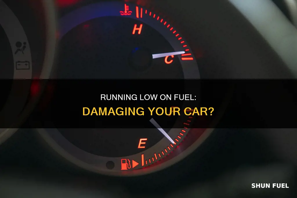 is it bad to run car on low fuel