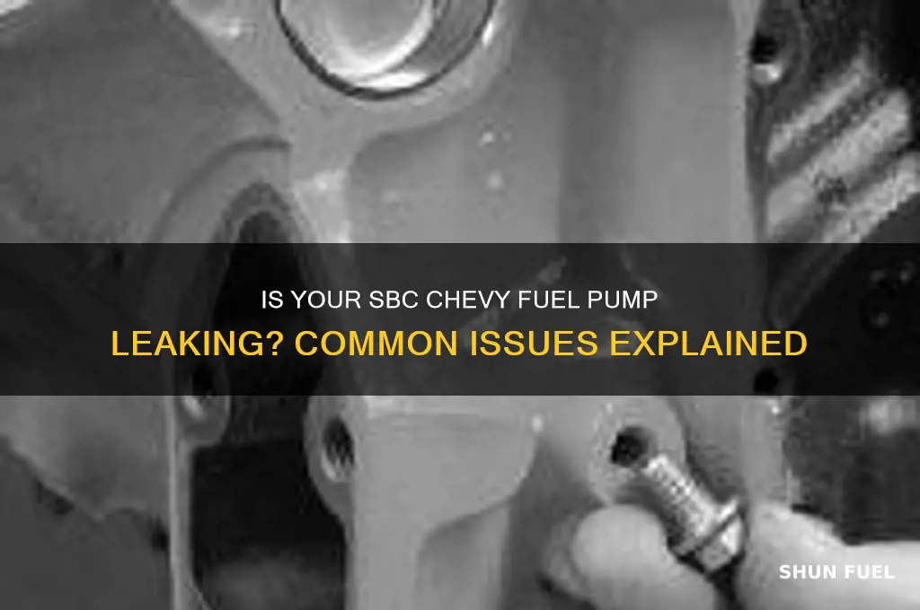 is it common for sbc chevy fuel pump to leak