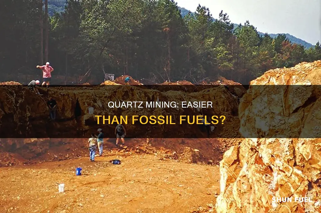 is it easier to mine quartz than fossil fuels