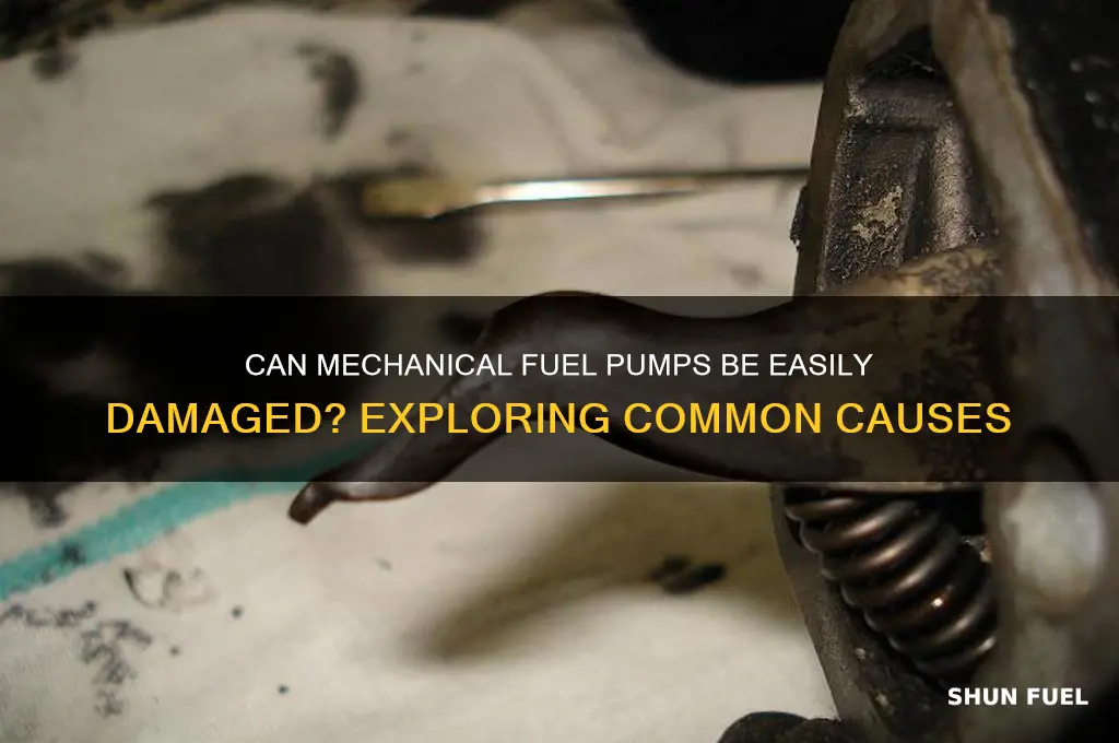 is it easy to damage mechanical fuel pump