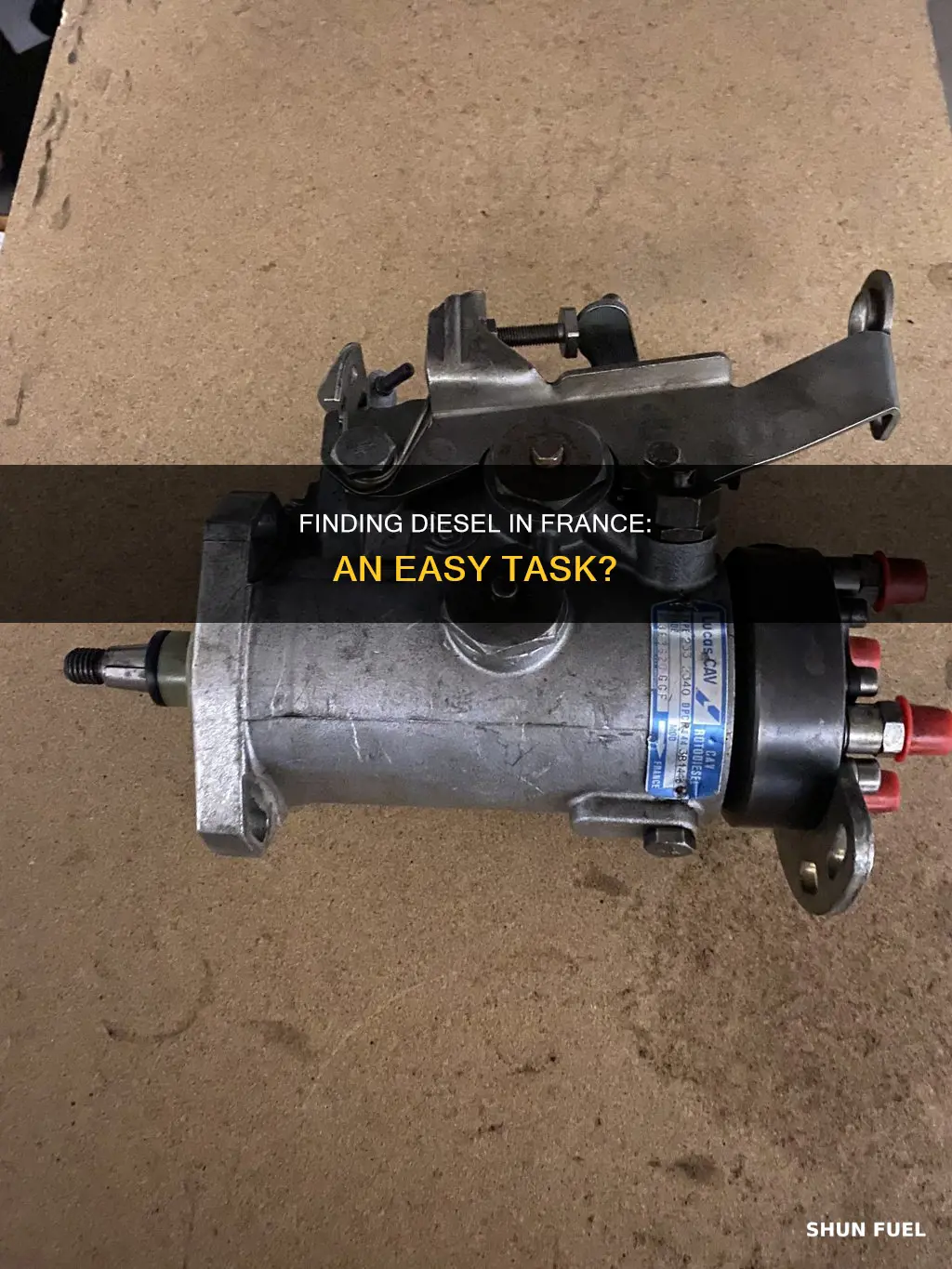 is it easy to find diesel fuel in france
