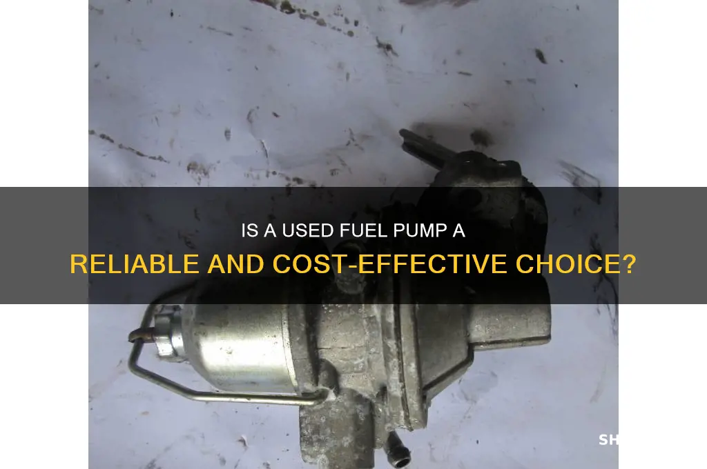 is it good to use a used fuel pump