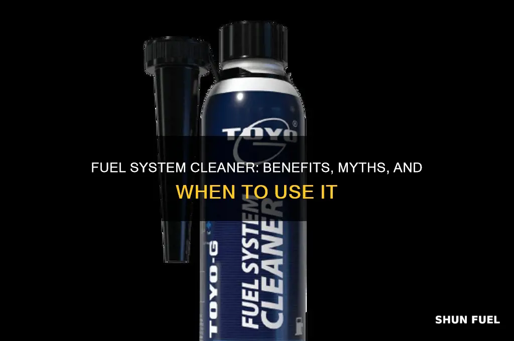 is it good to use fuel system cleaner