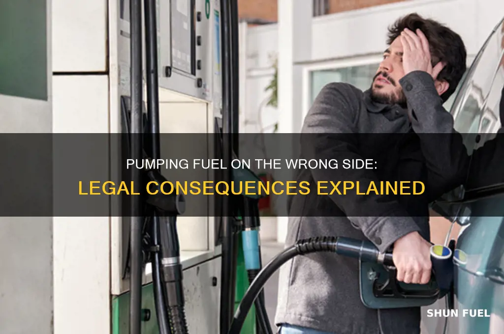 is it illegal to pump fuel on the wrong side