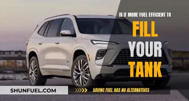Fuel Efficiency: Filling Your Tank Up