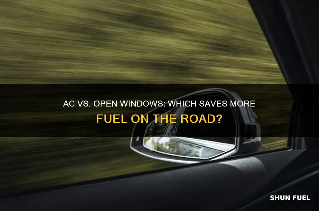 is it more fuel efficient to use air conditioning