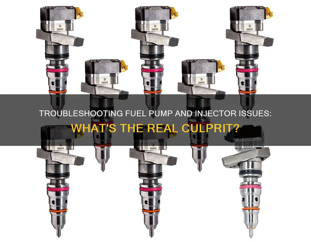 is it my fuel pump or fuel injector