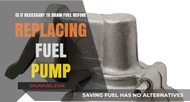 Should You Drain Fuel Before Replacing the Fuel Pump? Expert Tips