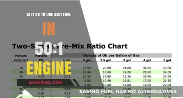Can You Safely Use 40:1 Fuel in a 50:1 Engine?