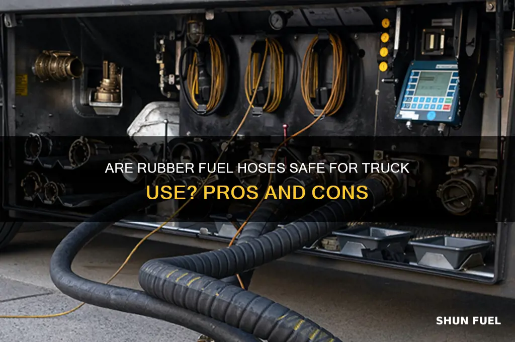 is it ok to use rubber fuel hoses in trucks