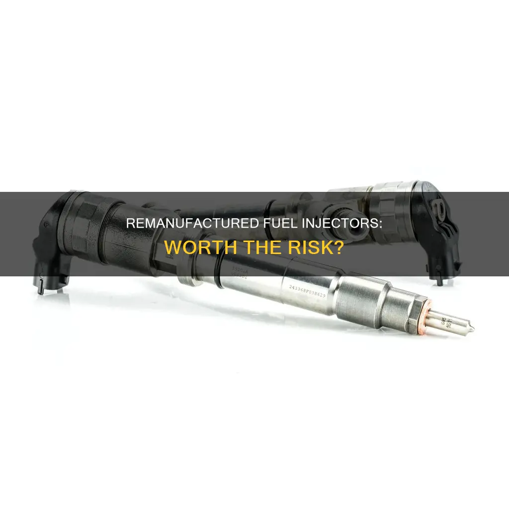 is it okay to use remanufactured fuel injectors