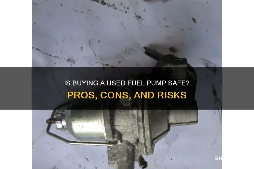is it safe to buy a used fuel pump