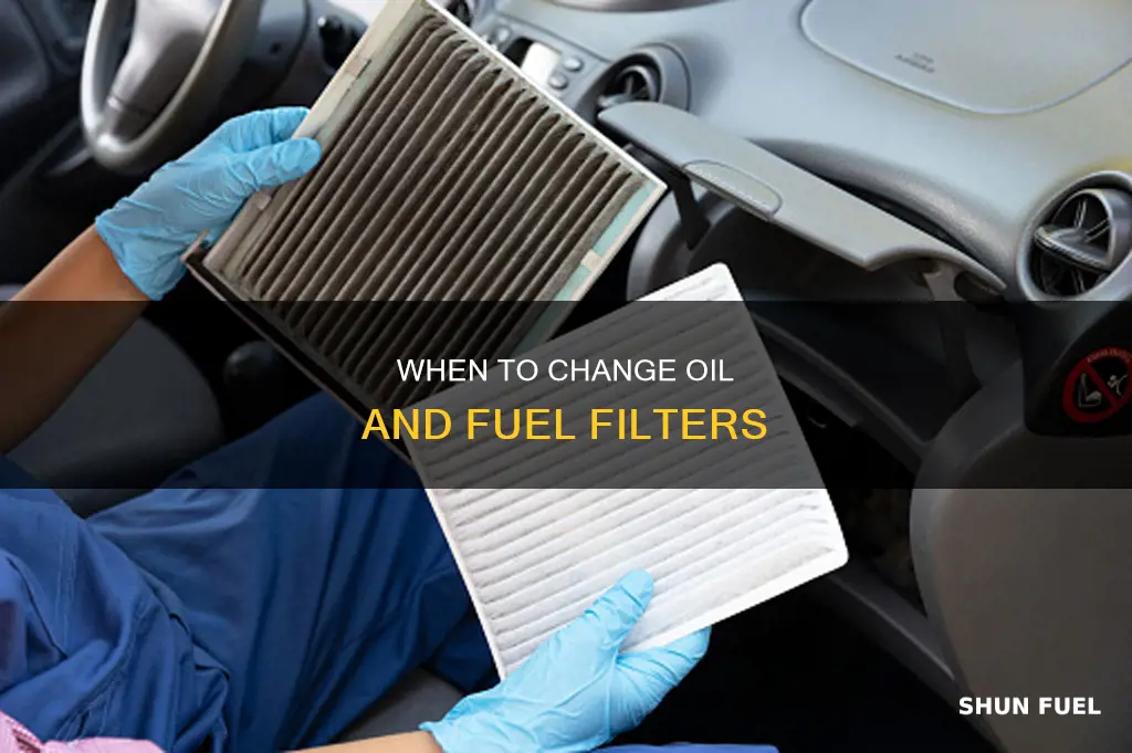 is it the oil filter or fuel filter needing change