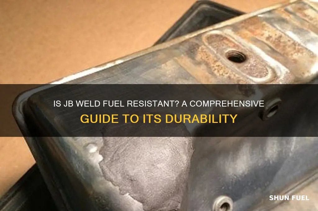 is jb weld fuel resistant