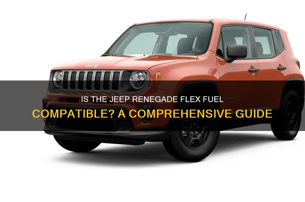 is jeep renegade flex fuel