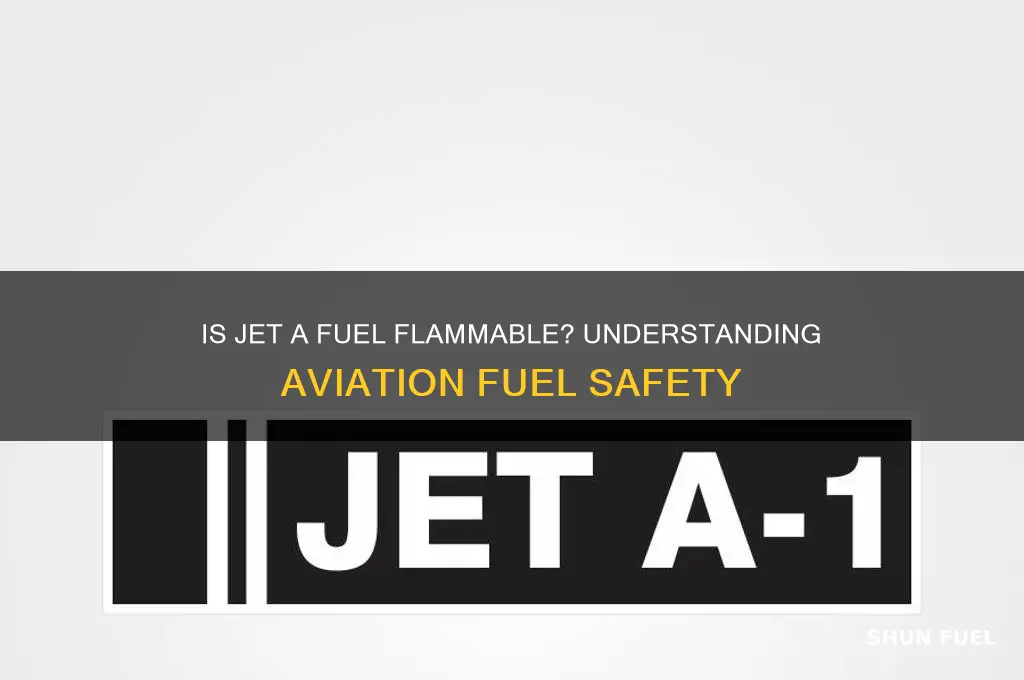 is jet a fuel flammable