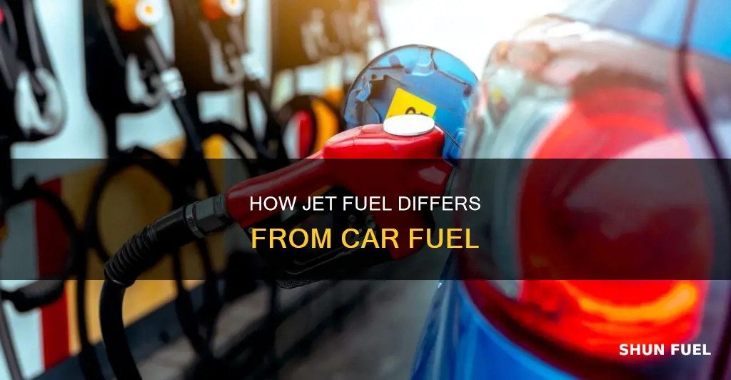is jet fuel different from car fuel