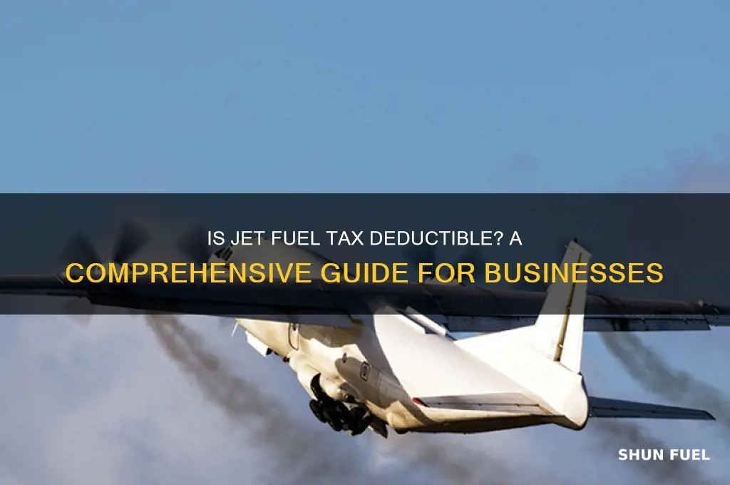 is jet fuel tax deductible