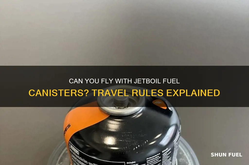 is jetboil fuel canister airplane