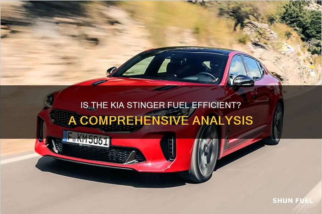 is kia stinger fuel efficient