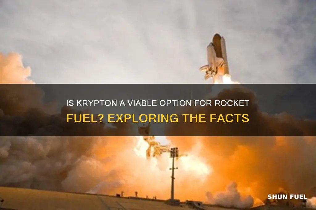 is krypton used for rocket fuel