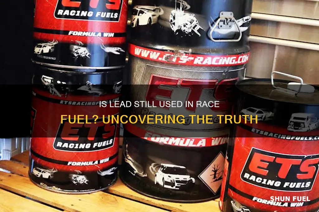 is lead used in race fuel