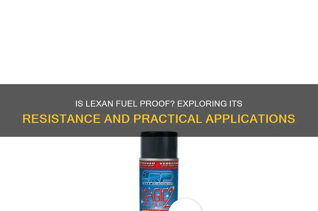 is lexan fuel proof