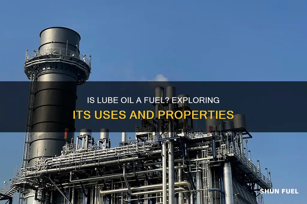is lube oil considered fuel