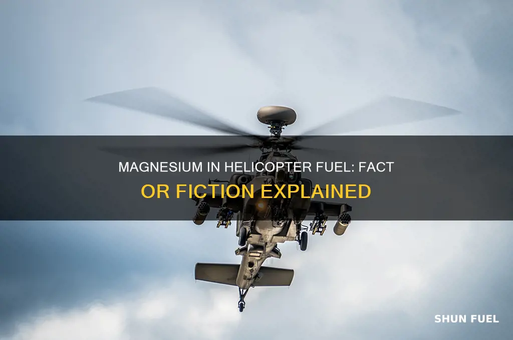 is magnesium in helicopter fuel