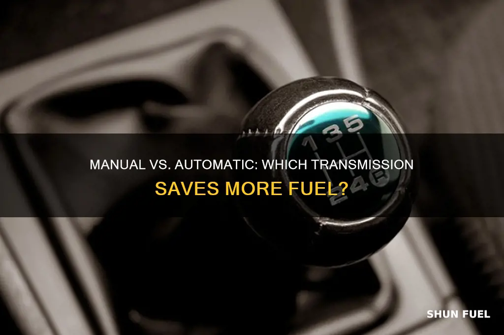 is manual more fuel efficient