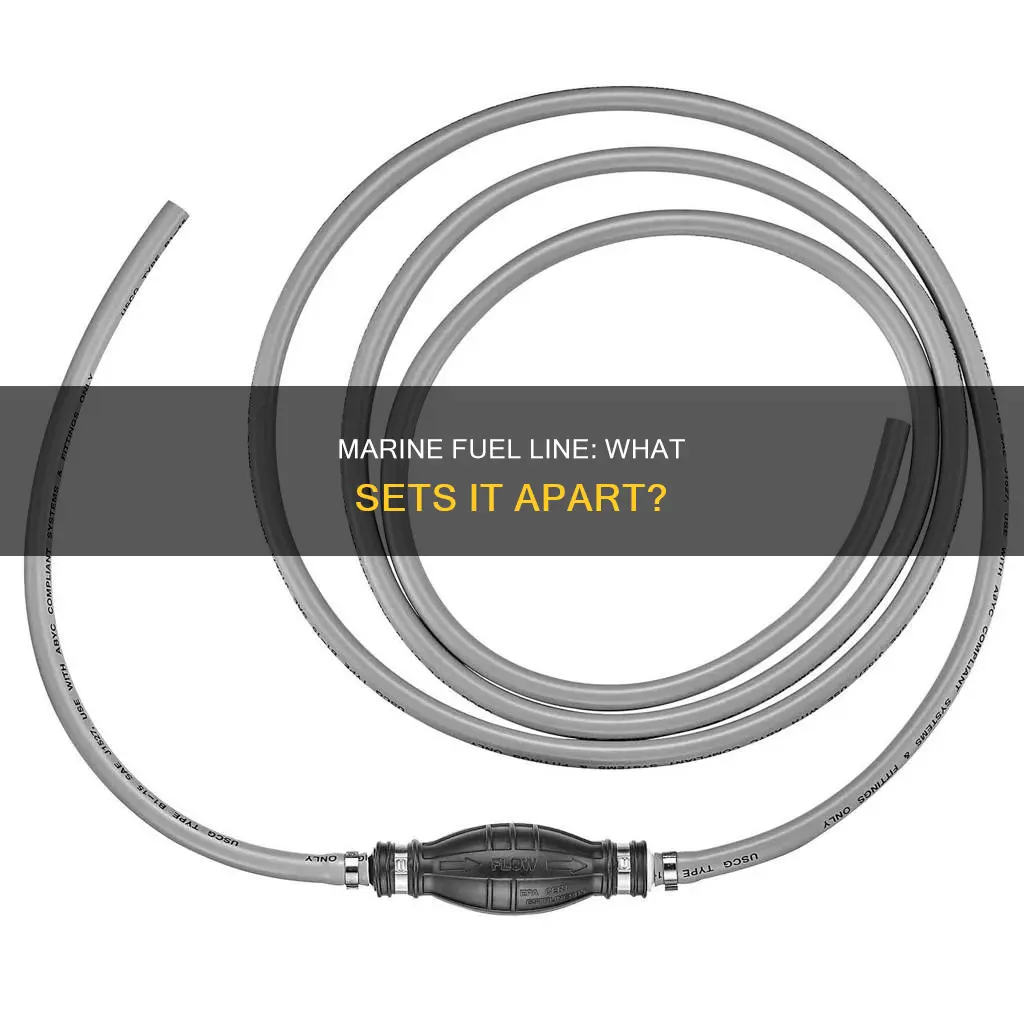 is marine fuel line different