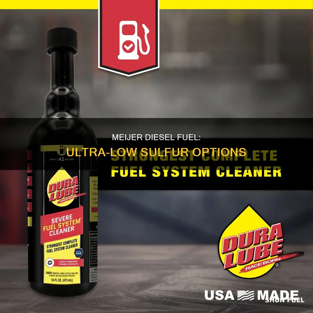 is meijer diesel fuel ultra low sulfur