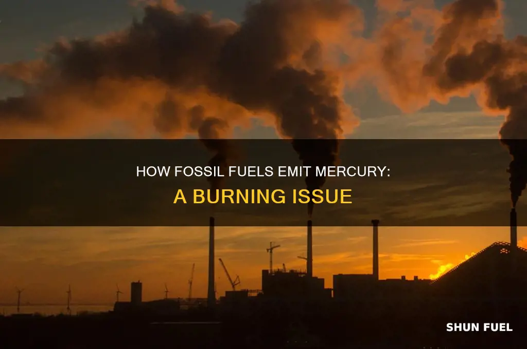 is mercury emitted by burning fossil fuels