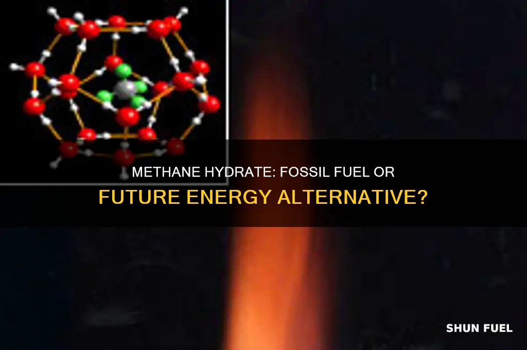 is methane hydrate a fossil fuel