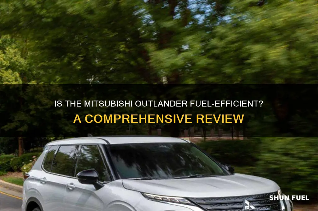 is mitsubishi outlander fuel consuming