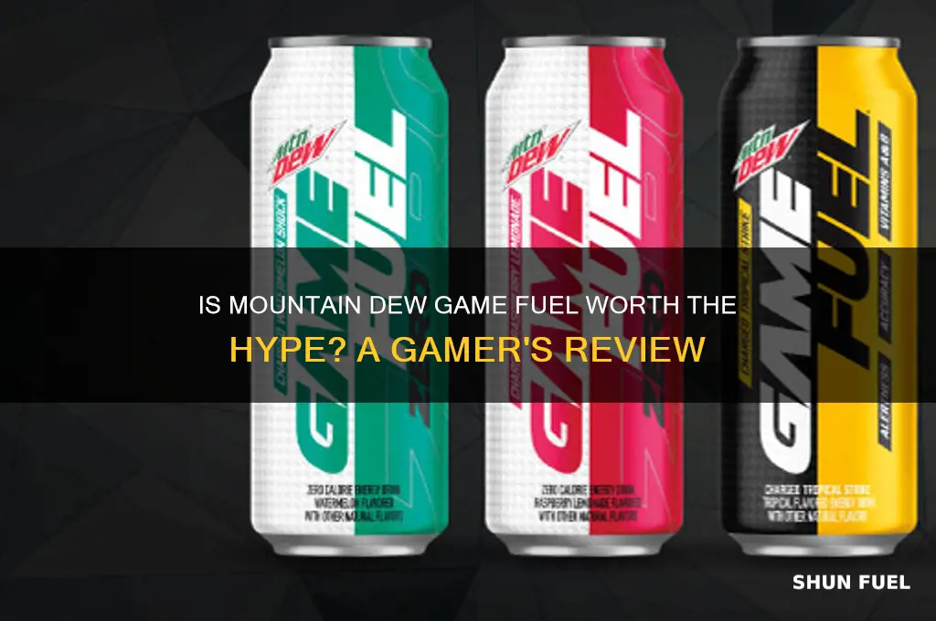 is mountain dew game fuel