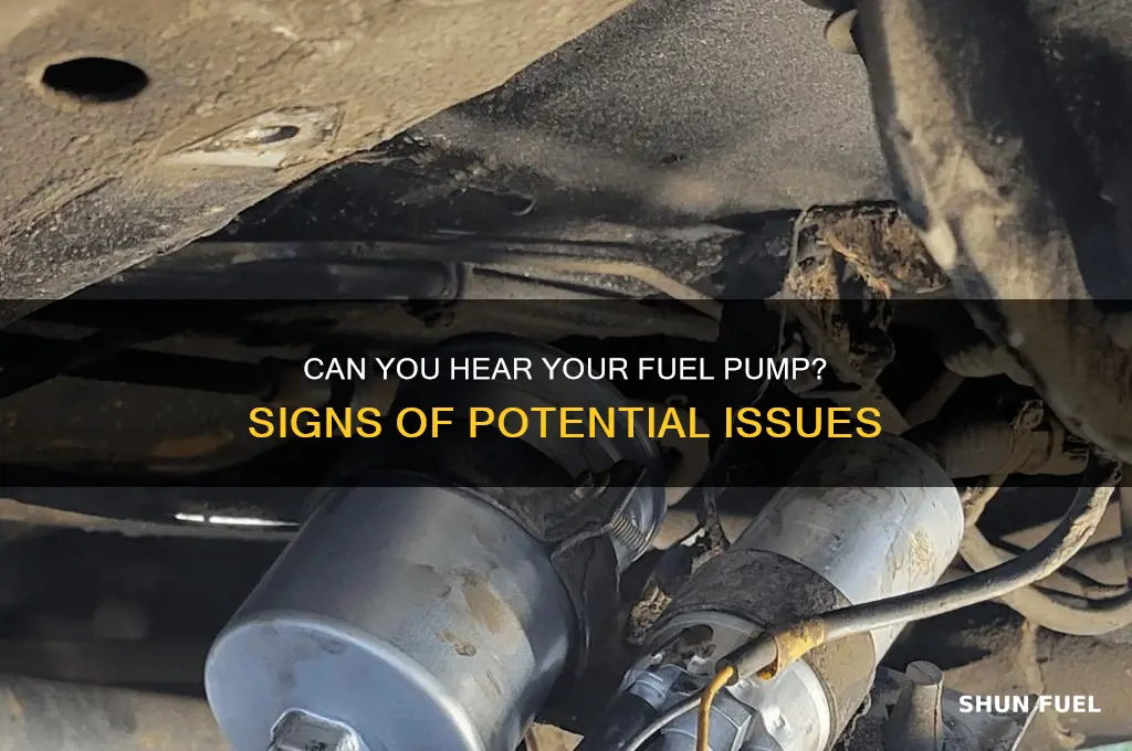 is my fuel pump bad if i can hear it