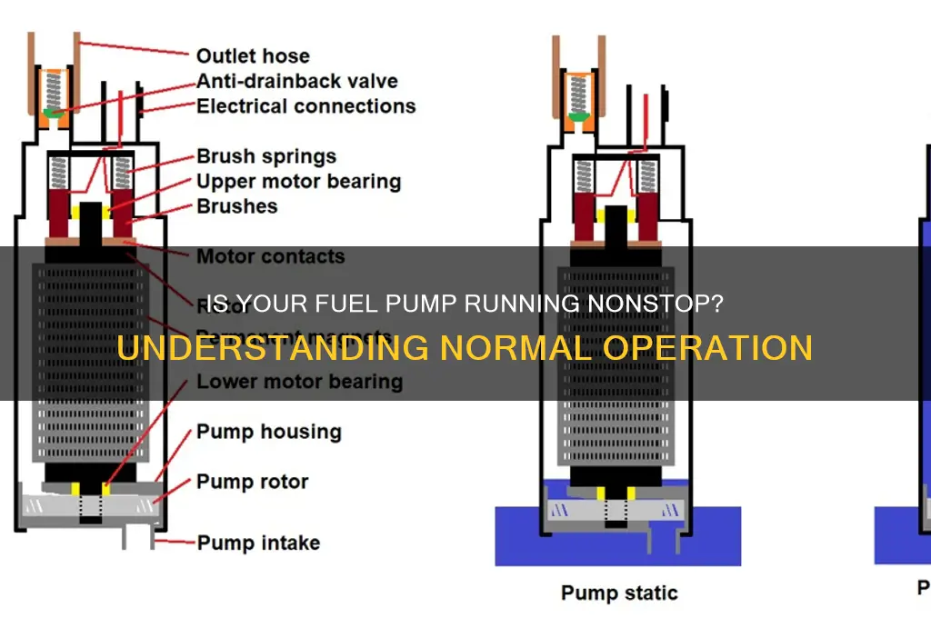 is my fuel pump supost to run constantly