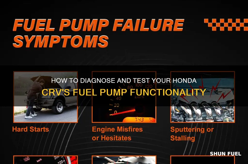 is my honda crv fuel pump working