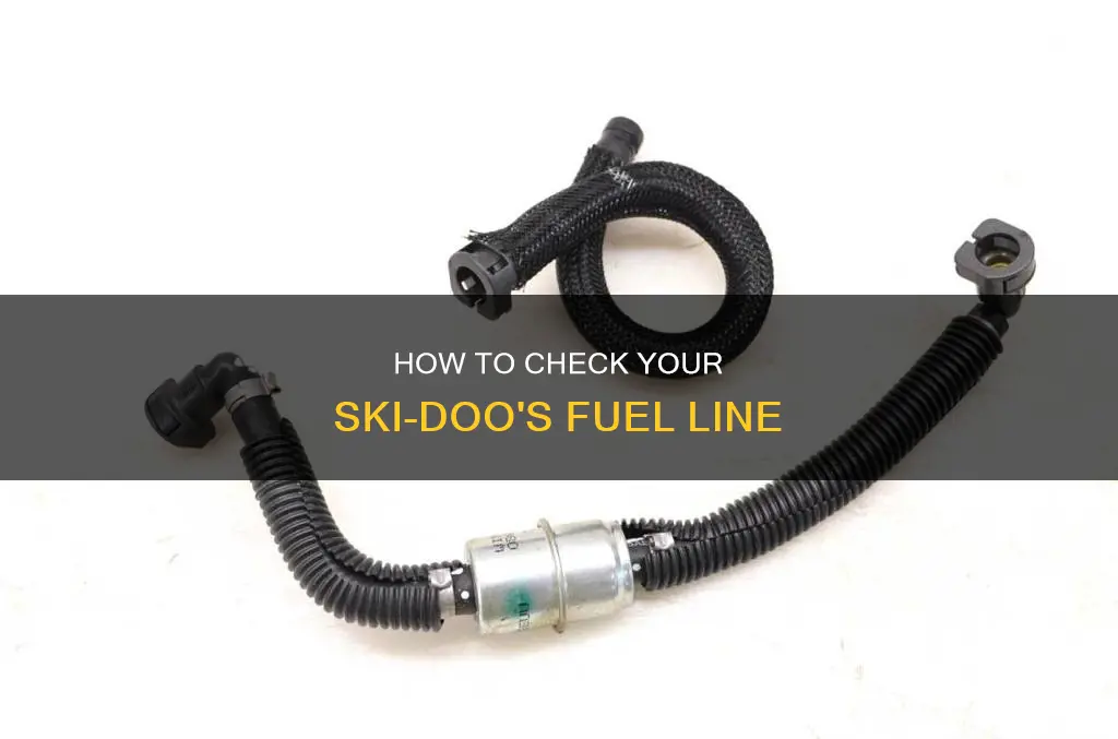 is my ski doo fuel line on or off