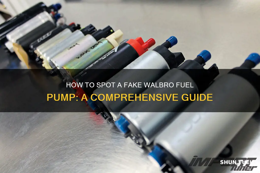 is my walbro fuel pump fake