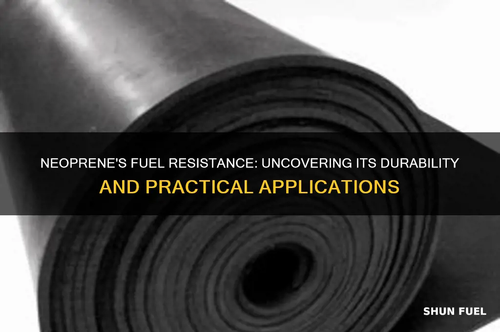 is neoprene fuel resistant